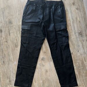 Joe's Jeans Black Cargo Pants Utility Style